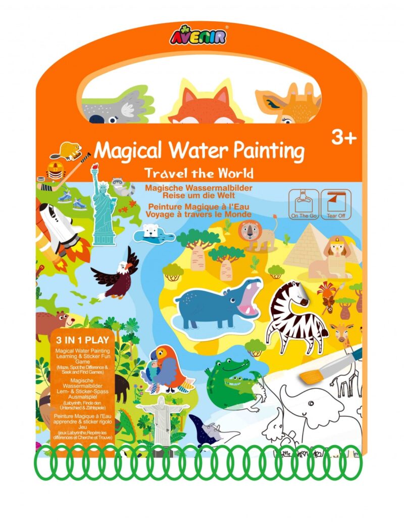 Magical Water Painting- Travel the World