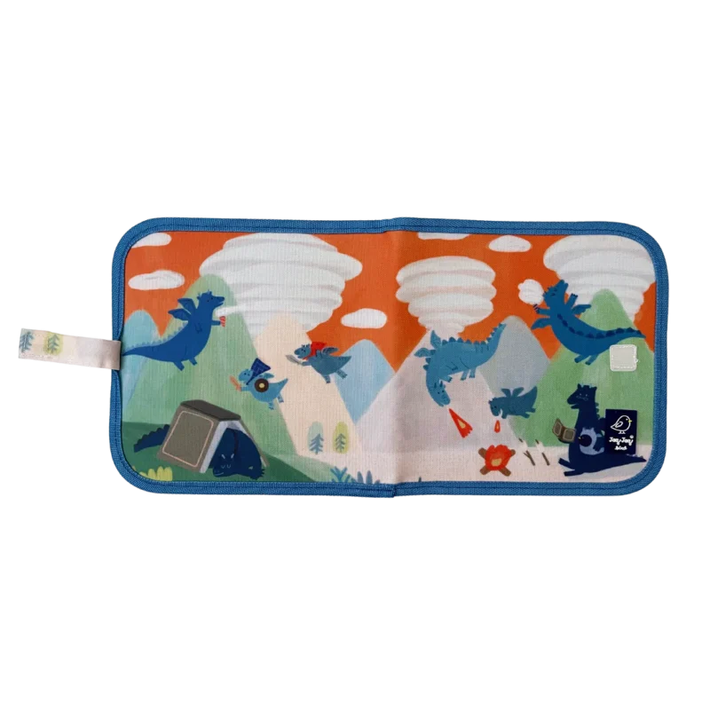 Jaq Jaq Dragons + Clouds Reusable Dry Erase, Wipe Clean Activity Book - Image 5