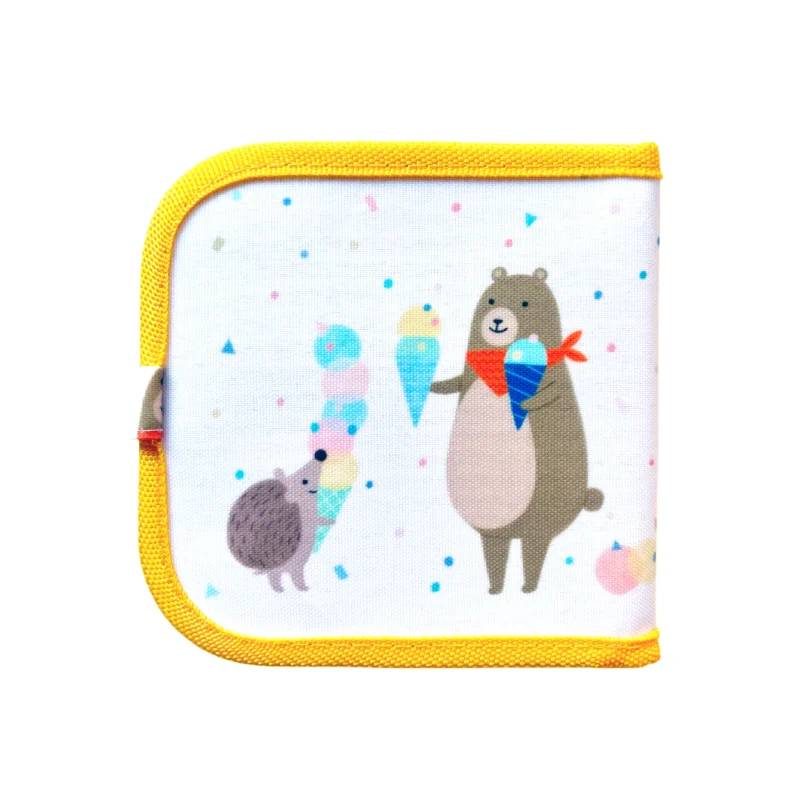 Jaq Jaq Bear Mini Dry Erase Wipe Clean Activity Book - Image 3
