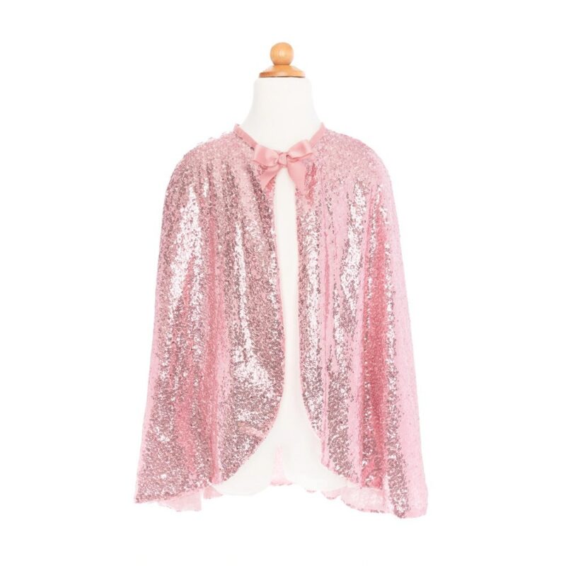 Great Pretenders Cape With Sequins Pink 3-6 Years