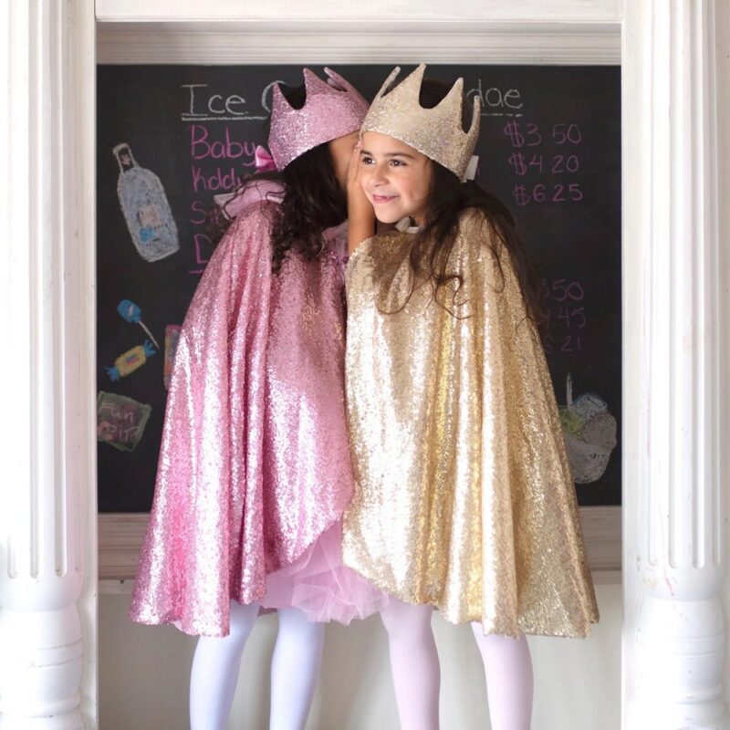Great Pretenders Cape With Sequins Pink 3-6 Years - Image 4