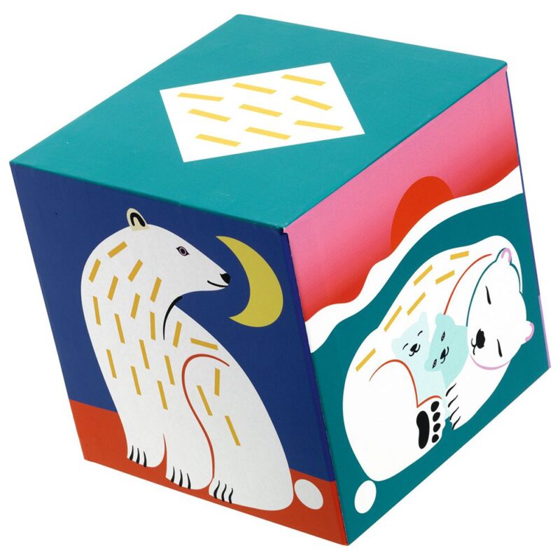 Djeco 10 Stacking - Numbering Cubes Wild Animals - Image 4