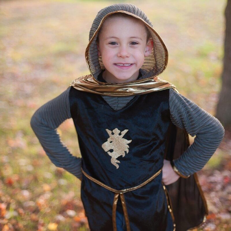 Great Pretenders Knight Costume (Cloak-Cloak, Cape, Crown) 8-10 Years - Image 3