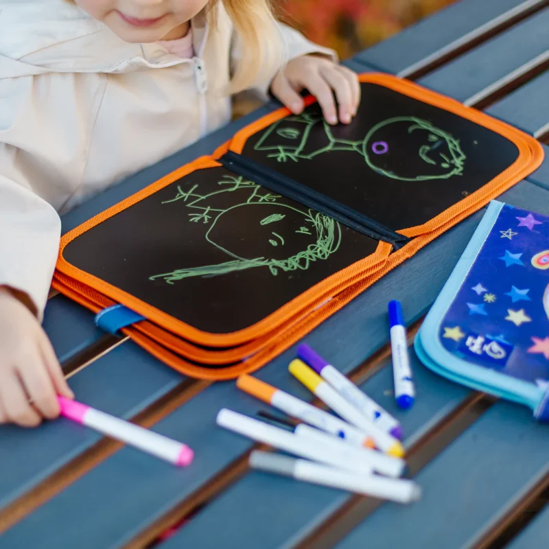 Jaq jaq Dinosaur Reusable Dry Erase, Wipe Clean Activity Book - Image 7