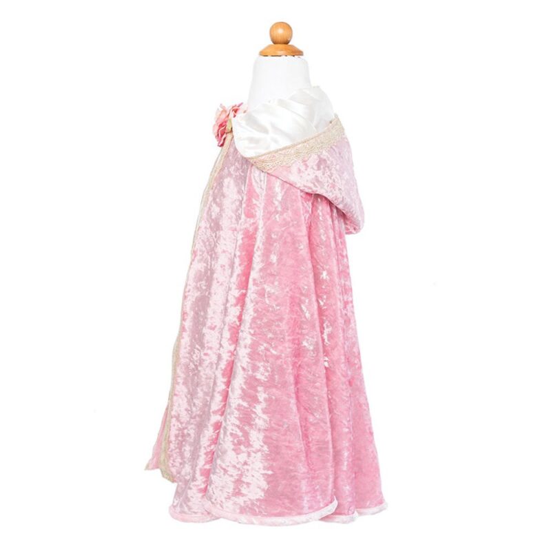 Great Pretenders Pink Velor Cape With Rose Princess 6-8 Years - Image 2