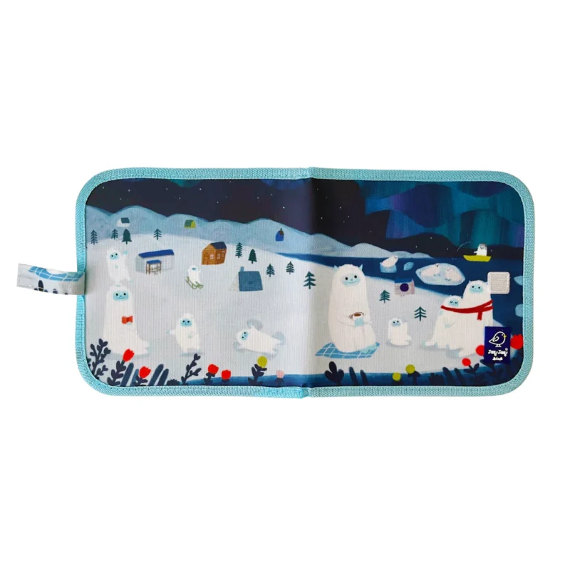 Jaq Jaq Yeti + Aurora Borealis Dry Erase Reusable Activity Book - Image 6