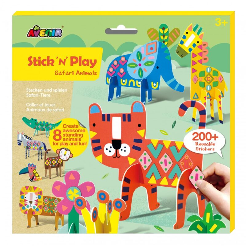 Stick ‘N’ Play-Safari Animals