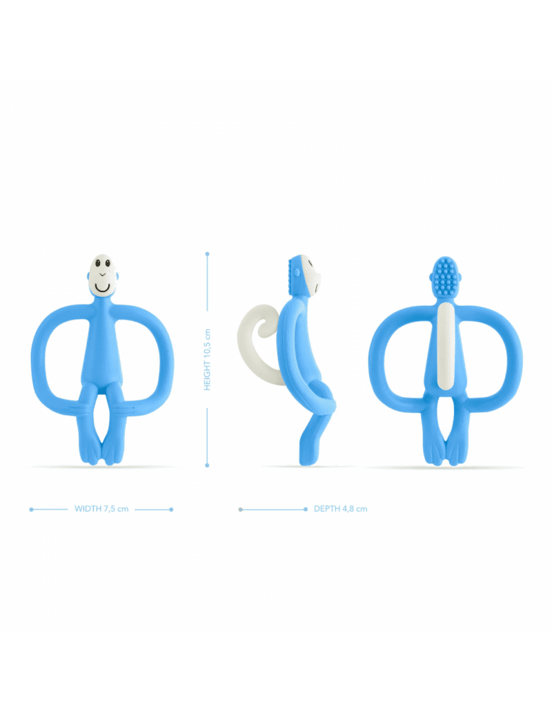 MM Teething Toy - Light Blue - Image 3