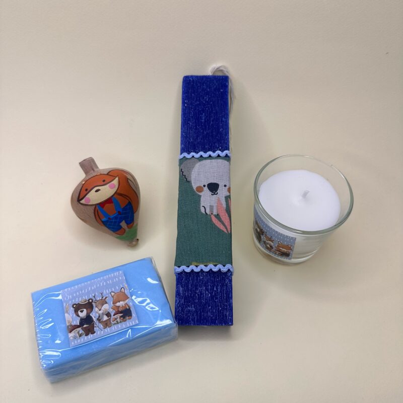 Forest Friends Easter Box With Easter Candle - Image 4
