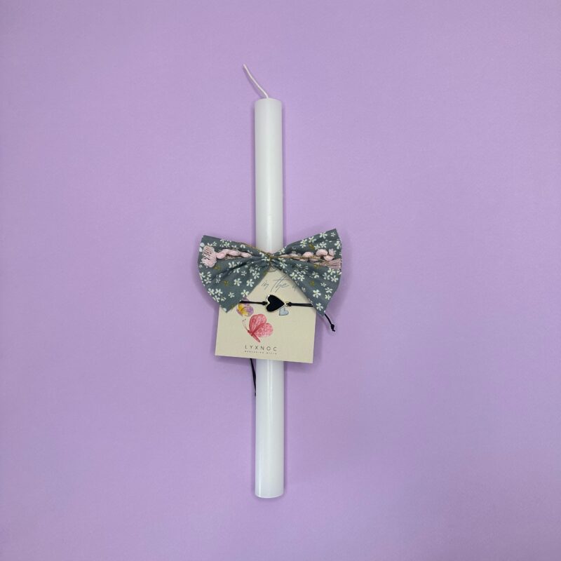 Black Heart Bracelet Handmade Easter Candle