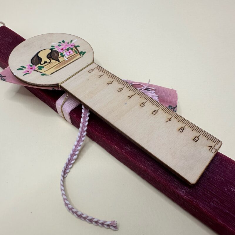 Wooden Bookmark Handmade Easter Candle - Image 2