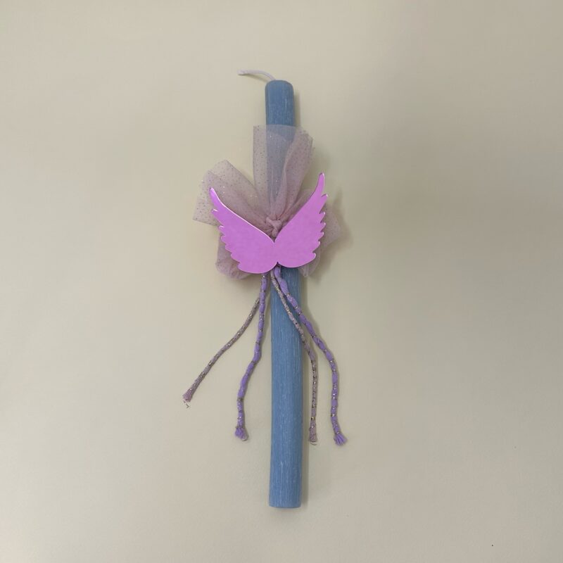 Angel Wings Plexi-Glass Handmade Easter Candle