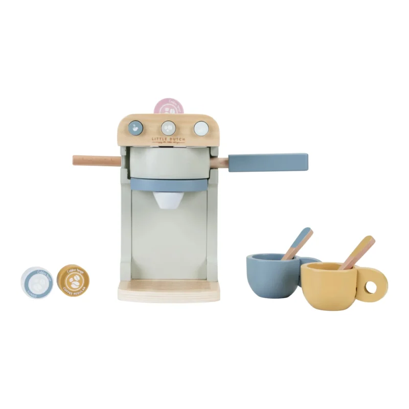 Wooden Espresso Machine By Little Dutch - Image 2