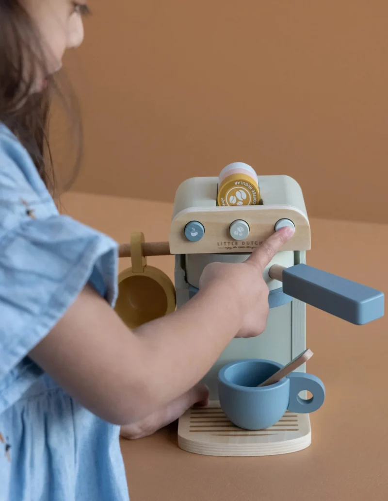 Wooden Espresso Machine By Little Dutch - Image 8