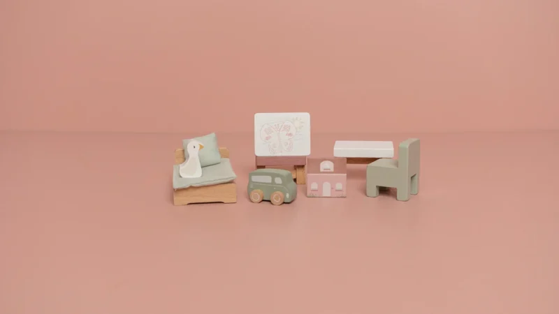 Children's Room Set For Wooden Dollhouse By Little Dutch - Image 2