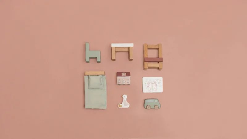Children's Room Set For Wooden Dollhouse By Little Dutch - Image 4