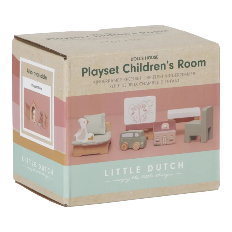 Children's Room Set For Wooden Dollhouse By Little Dutch - Image 5
