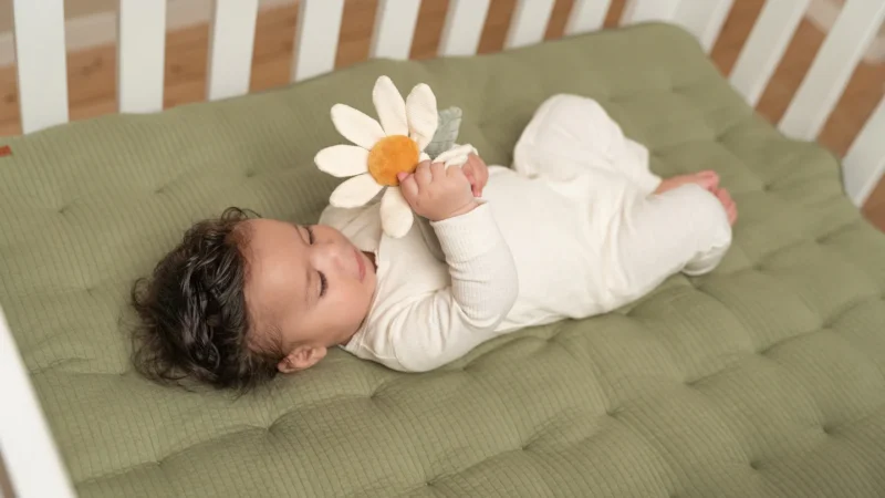 Little Farm Flower Fabric Rattle By Little Dutch - Image 3