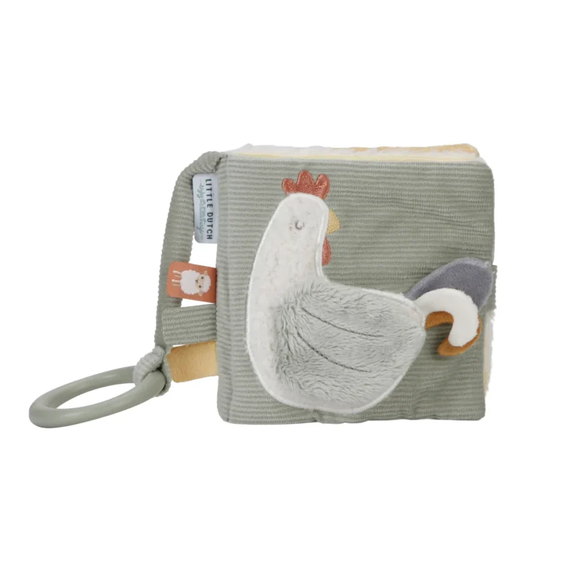 Small Little Farm Fabric Activity Book By Little Dutch