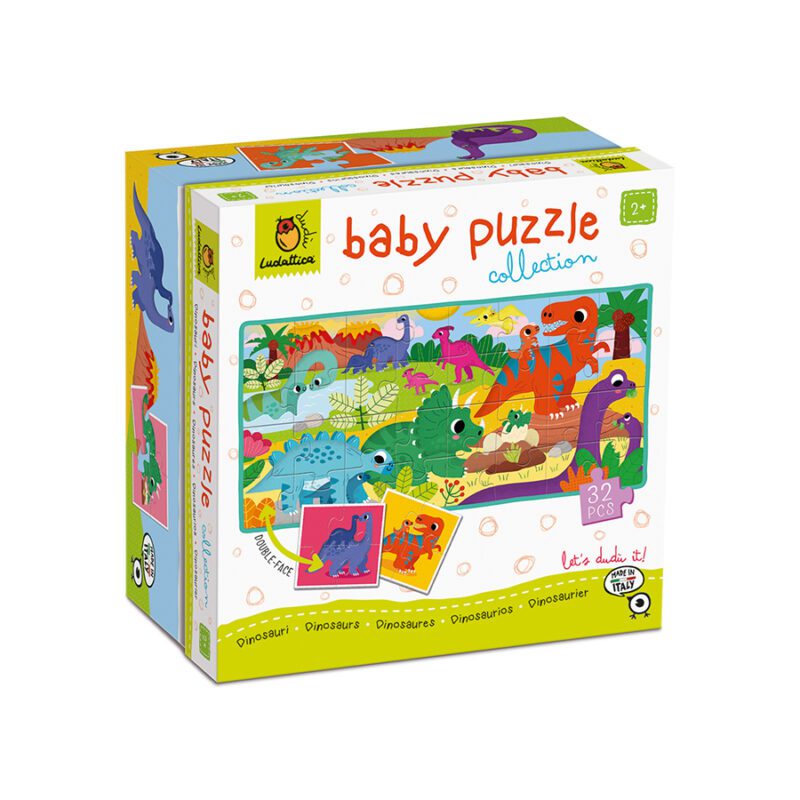 Baby Puzzle Dinosaurs By Ludattica