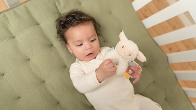 Fabric Rattle Little Farm Sheep By Little Dutch - Image 3