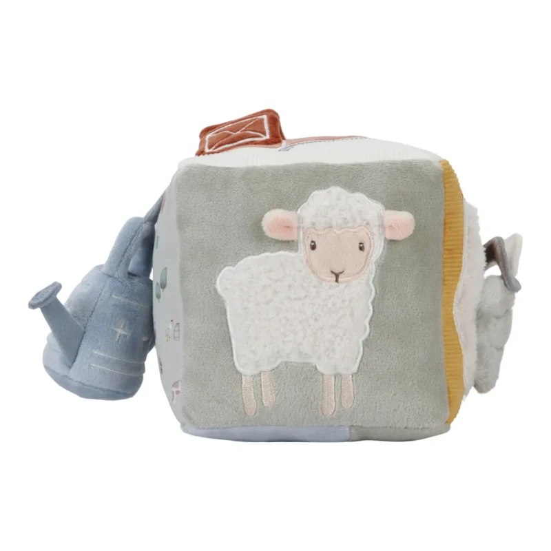 Little Farm Fabric Activity Cube By Little Dutch - Image 6