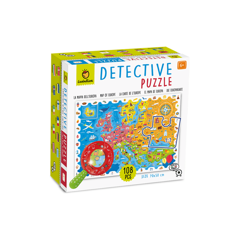 Detective Puzzle - The Map Of Europe By Ludattica
