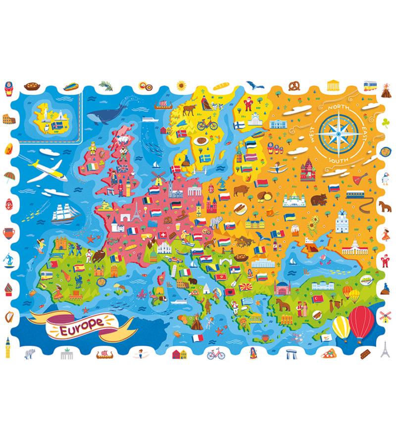Detective Puzzle - The Map Of Europe By Ludattica - Image 3