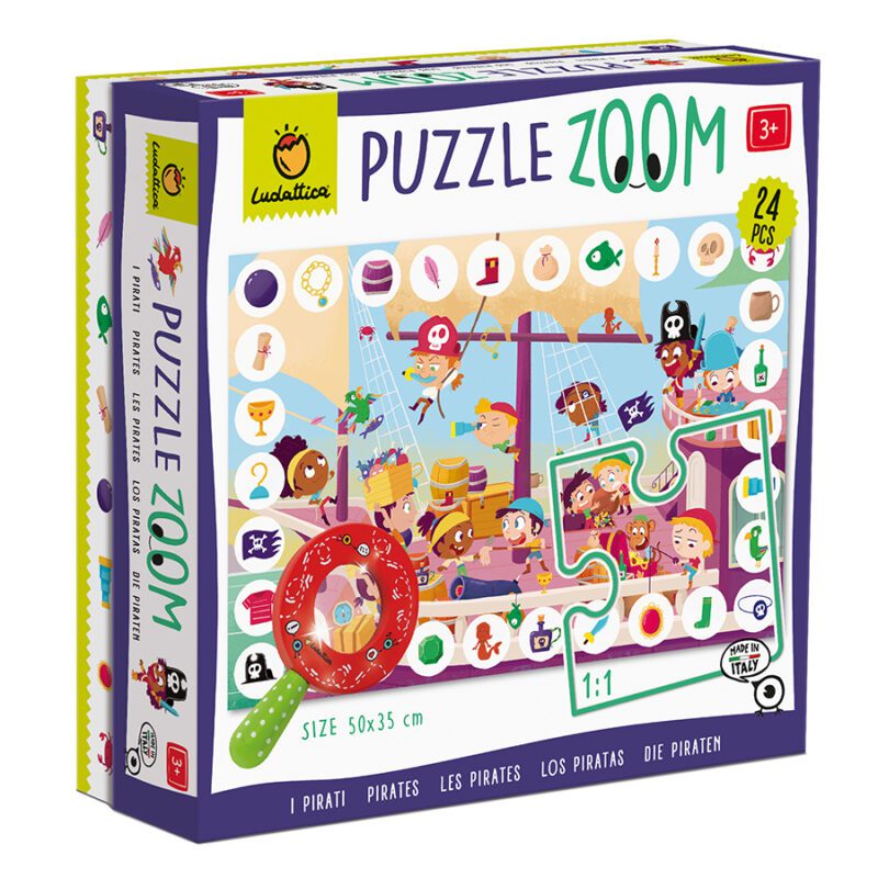 Puzzle Zoom - Pirates By Ludattica