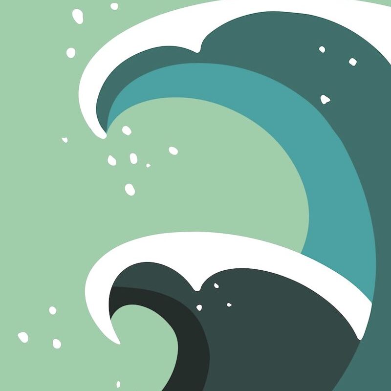 The Wave Beach Towel By One Zipper