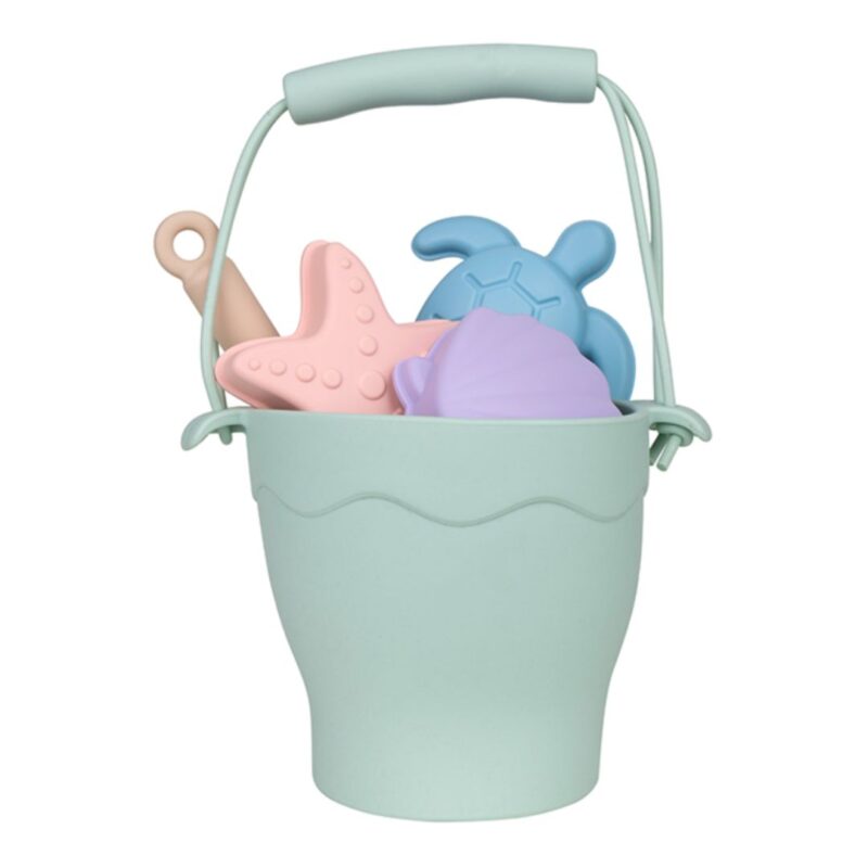 Set With Sand Toys-Bucket-Shovel-Moulds-Sea Animals By Swim Essentials