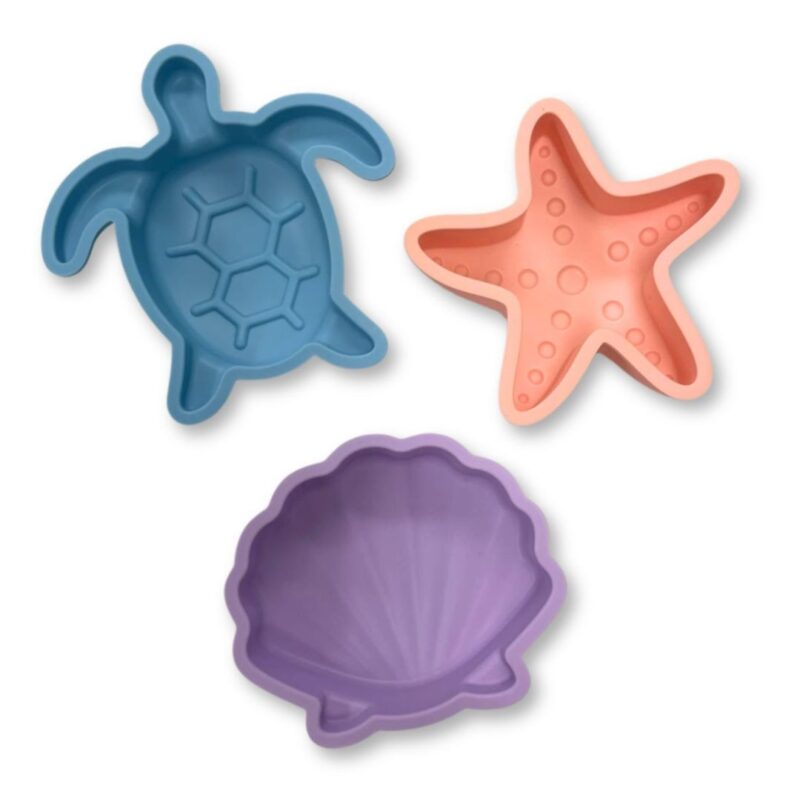 Set With Sand Toys-Bucket-Shovel-Moulds-Sea Animals By Swim Essentials - Image 4