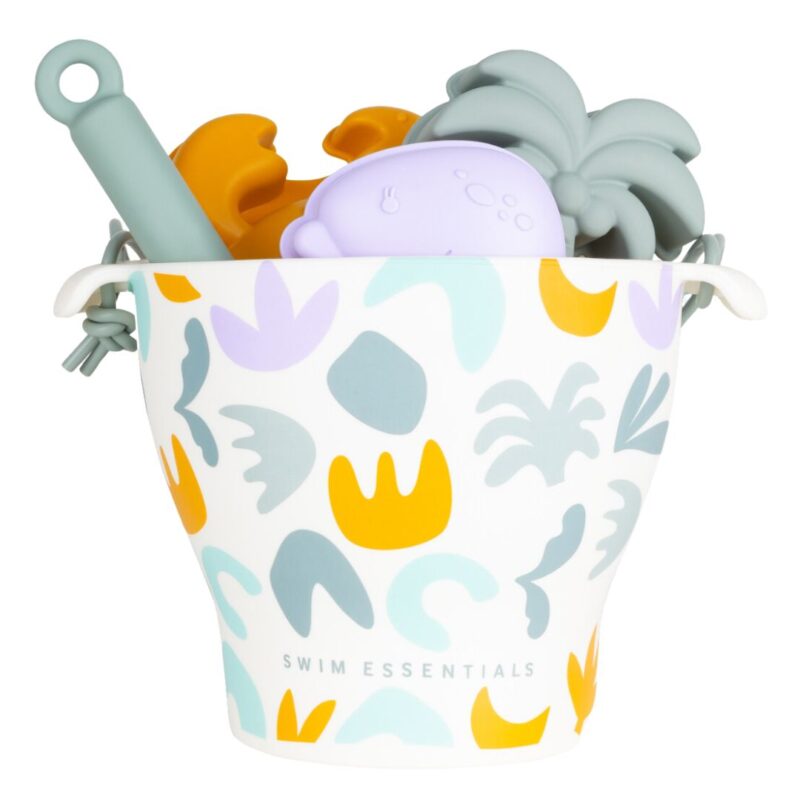 Set With Sand Toys-Bucket-Shovel-Moulds-Abstract By Swim Essentials