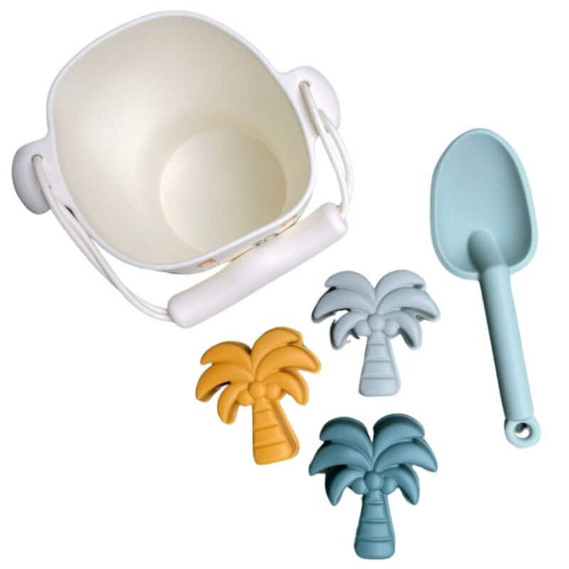 Set With Sand Toys-Bucket-Shovel-Molds-Jungle By Swim Essentials - Image 2