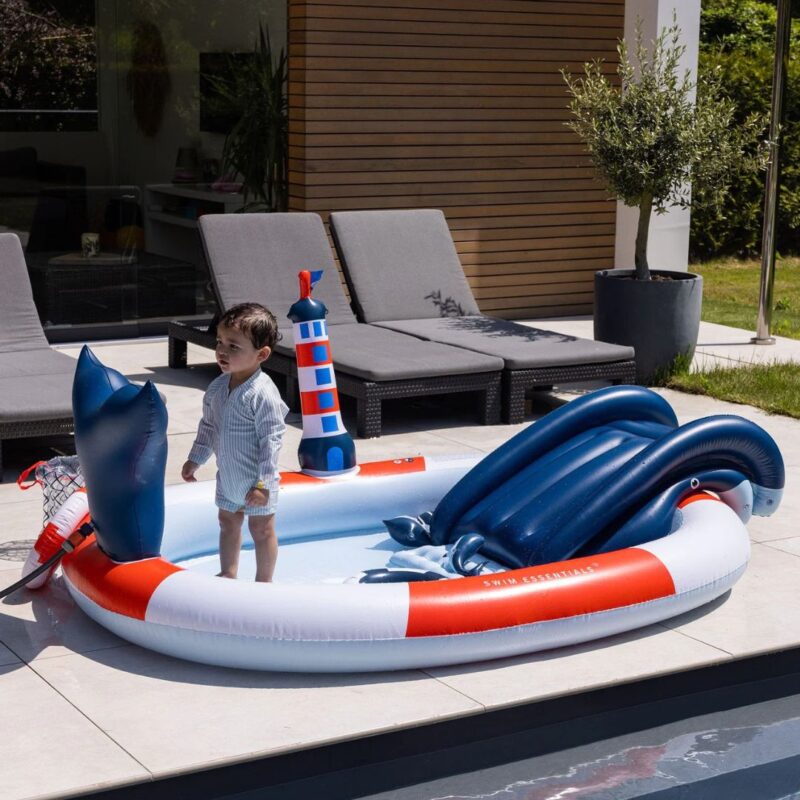 Large Pool With Slide From 3 Years Whale By Swim Essentials - Image 2