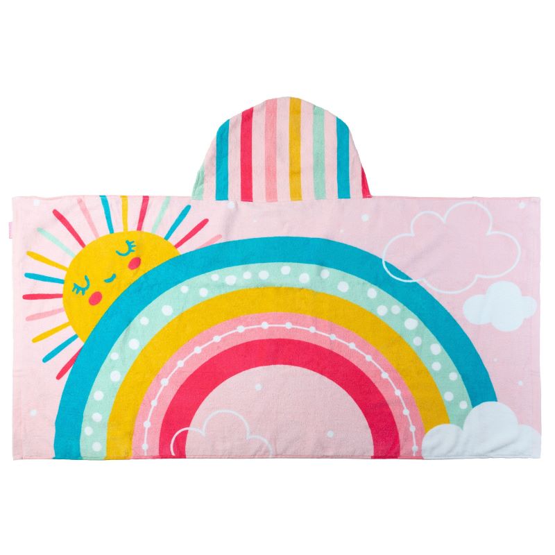 Children's Hooded Towel, Rainbow By Stephen Joseph