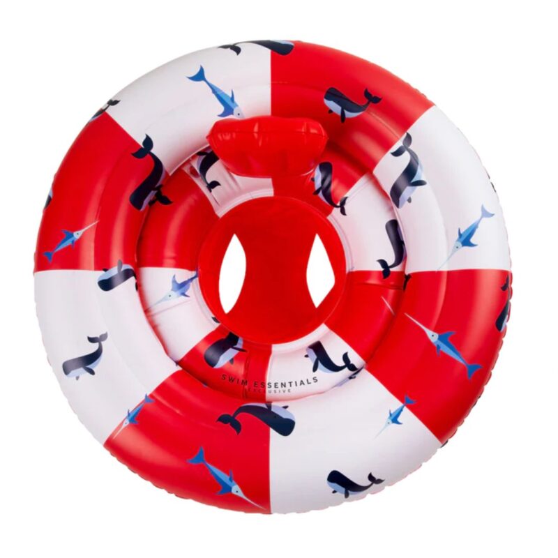 Life Vest From 0-1 years Red-white Whale By Swim Essentials