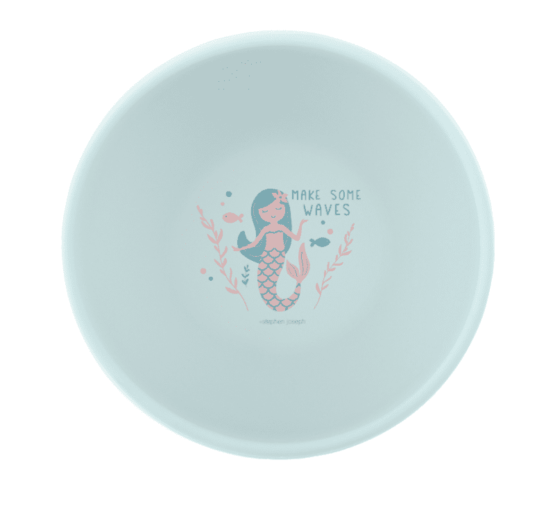 Silicone Bowl With Suction Cup Mermaid By Stephen Joseph