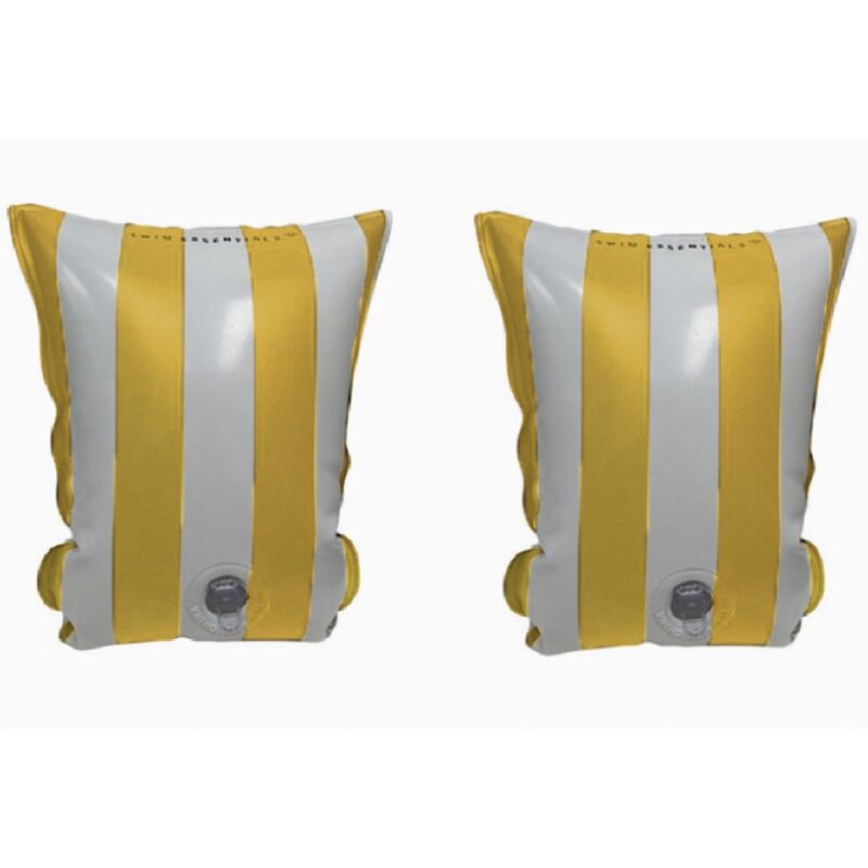 Armbands From 2-6 Years Yellow Striped By Swim Essentials