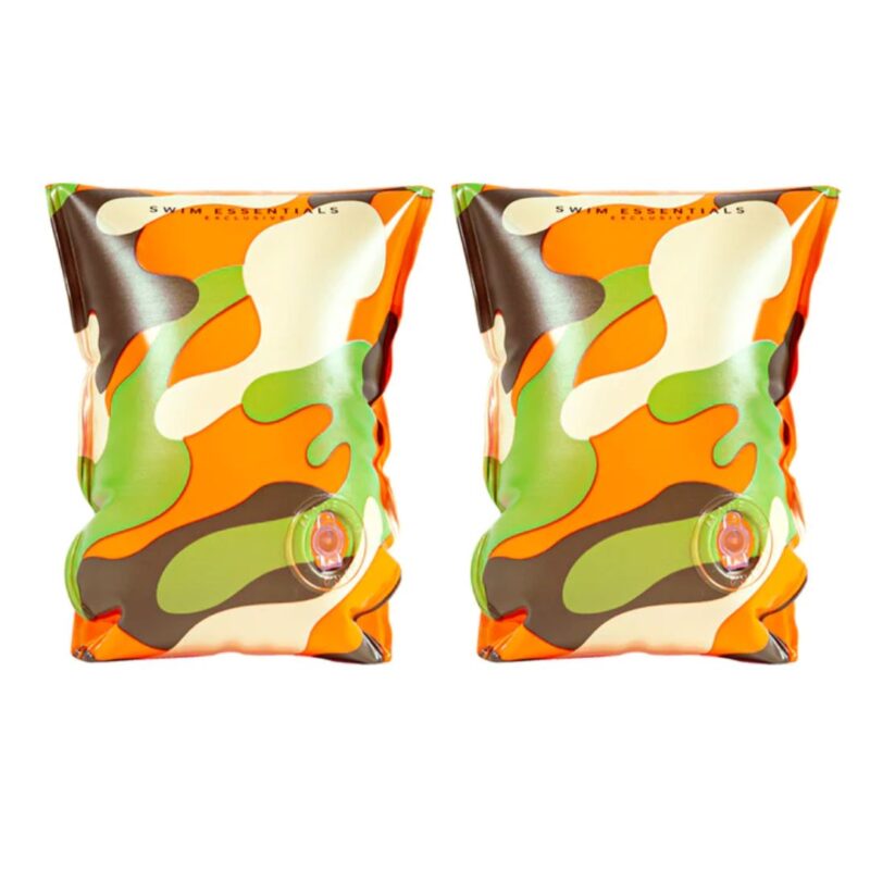 Armbands From 2-6 Years Orange Camouflage By Swim Essentials