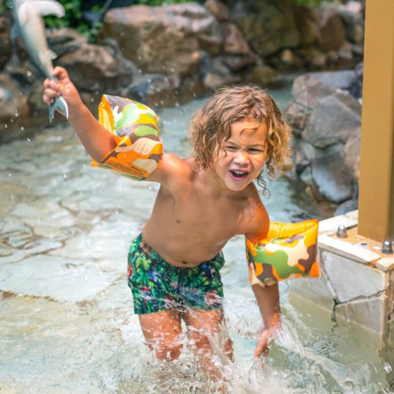 Armbands From 2-6 Years Orange Camouflage By Swim Essentials - Image 2