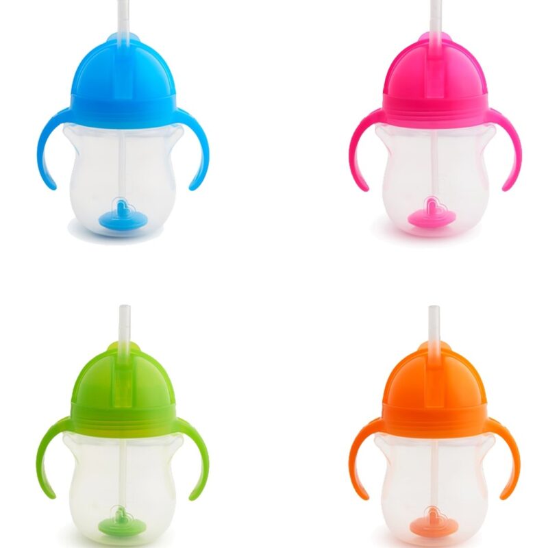 Munchkin Click Lock Tip & Sip Straw Cup 6m+, 207ml Purple - Image 2