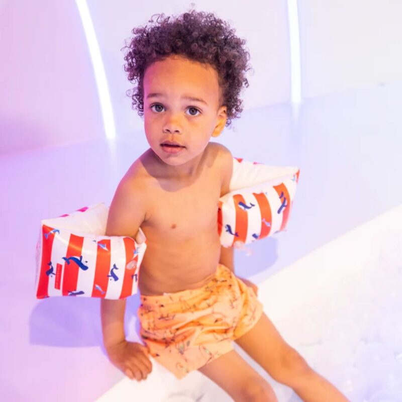 Armbands From 2-6 Years Red-White Whale By Swim Essential - Image 2