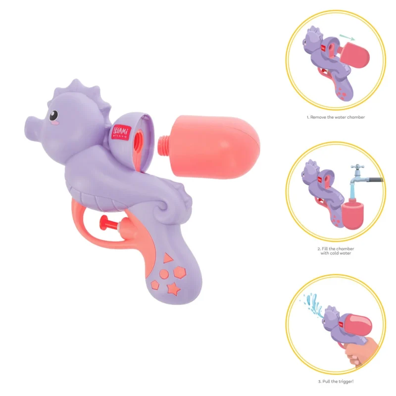 Water Gun Seahorse By Legami - Image 2