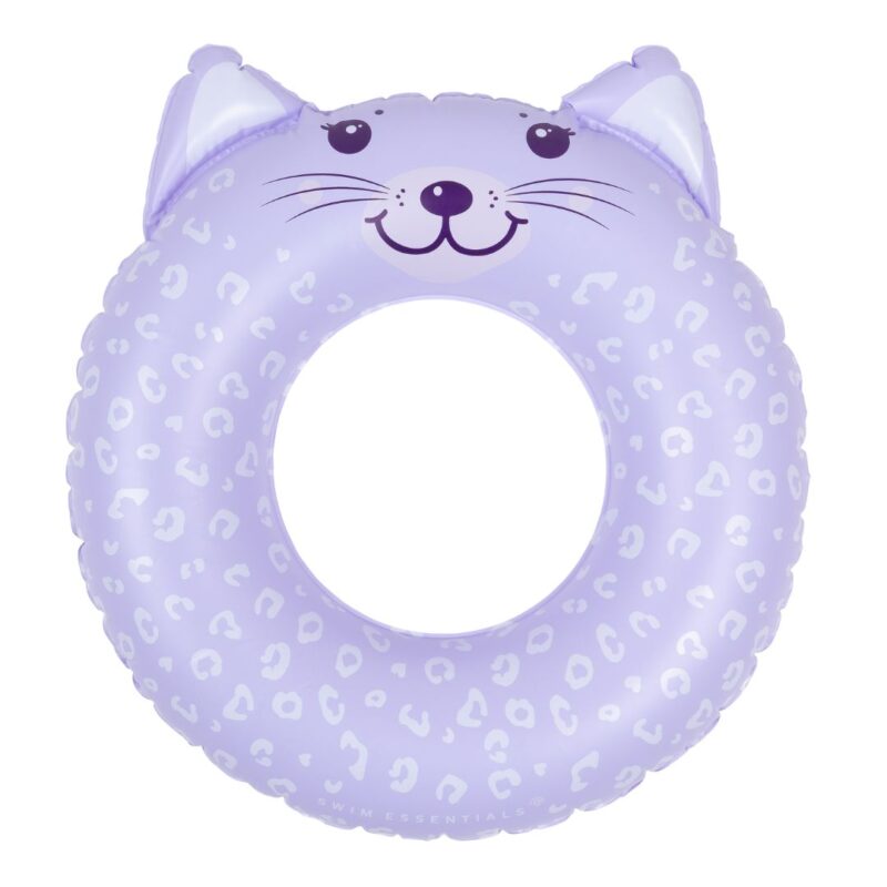 Life Ring From 3+ Years Lila Leopard By Swim Essentials