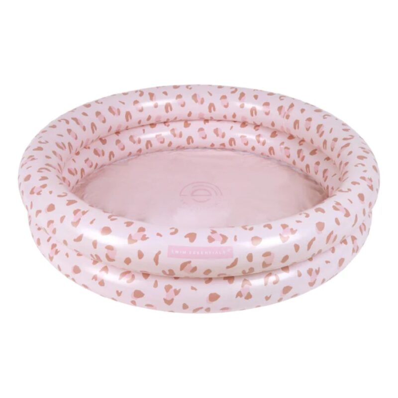 Inflatable Pool With Two Air Chambers From 1 Year Old Pink Leopard By Swim Essentials