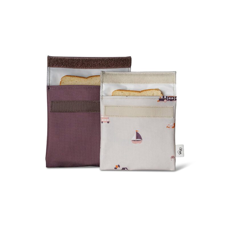 Reusable Sandwich Bags Set of 2 Vehicles By Citron - Image 3