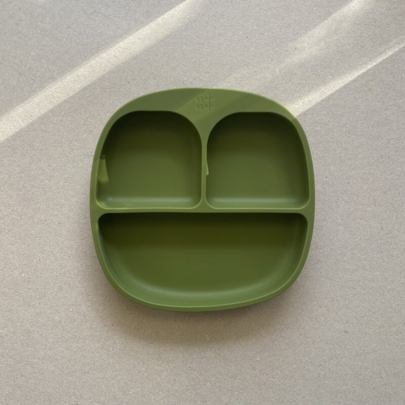 Training Silicone Plate Nino Olive 6m+ By Nok Nok