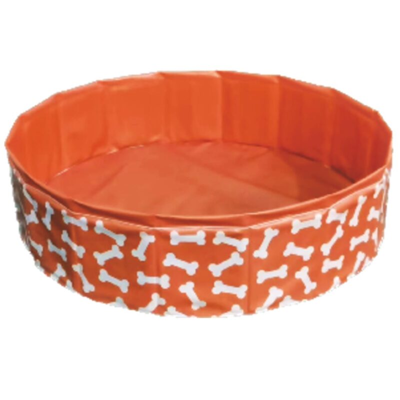 Dog Pool 80cm Orange Bones By Swim Essentials