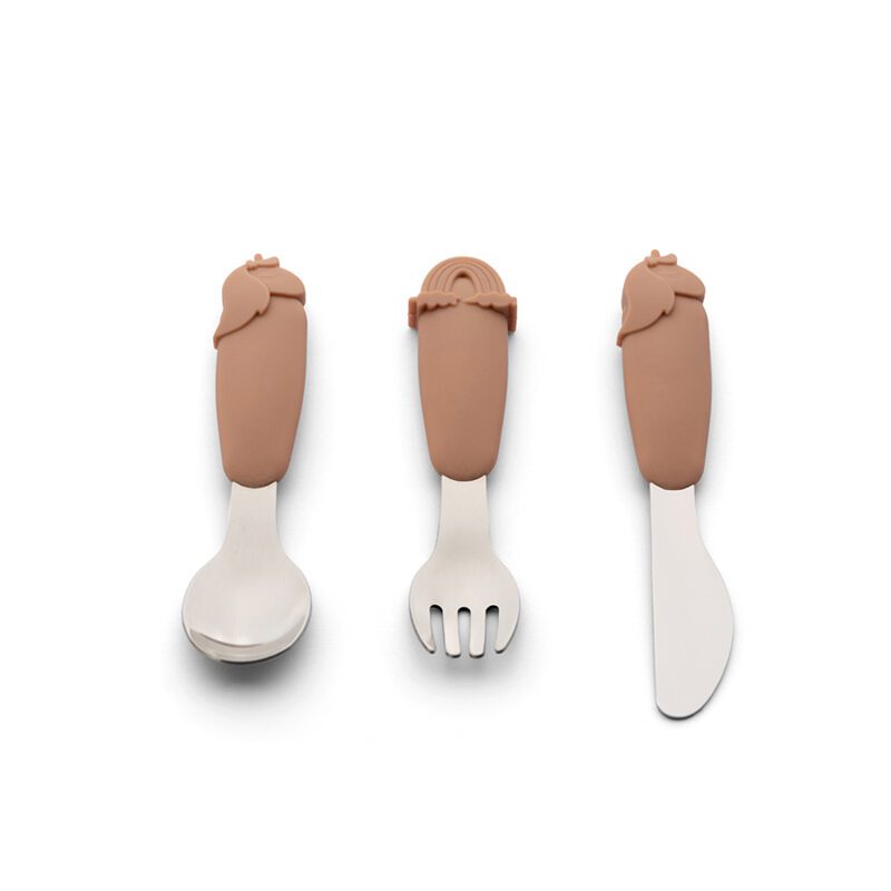 Silicon Cutlery - Unicorn Dusty Pink By Citron